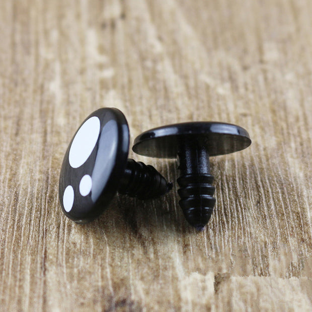 Full Black Eye Screw Eye Flash Eye Toy Accessories