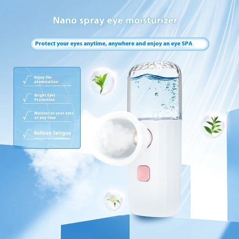 Nano Atomization Spray Steam Portable Eye Care Eye Steamer Dry Eye Disease Moisturizing Eye