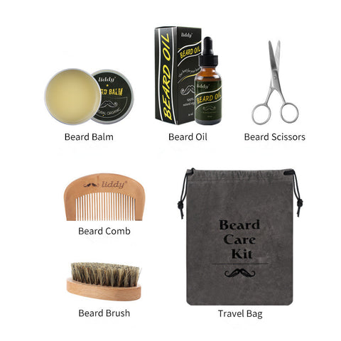 Men's beard care kit essential oils