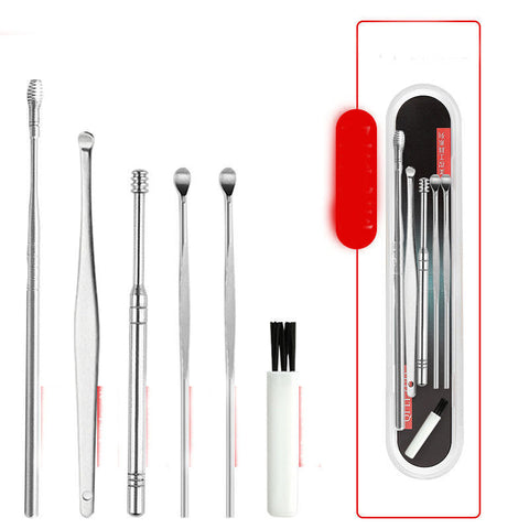 Stainless Steel Extractor Blackhead Remover Needles Acne Pimple Blemish Treatments Face Skin Care Sets Beauty Tools